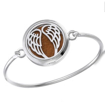 Charger l'image dans la galerie, Bracelet diffuseur d'huile essentielle "Ailes"