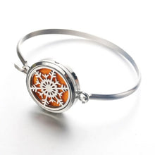Charger l'image dans la galerie, Bracelet diffuseur d'huile essentielle "Flocon"